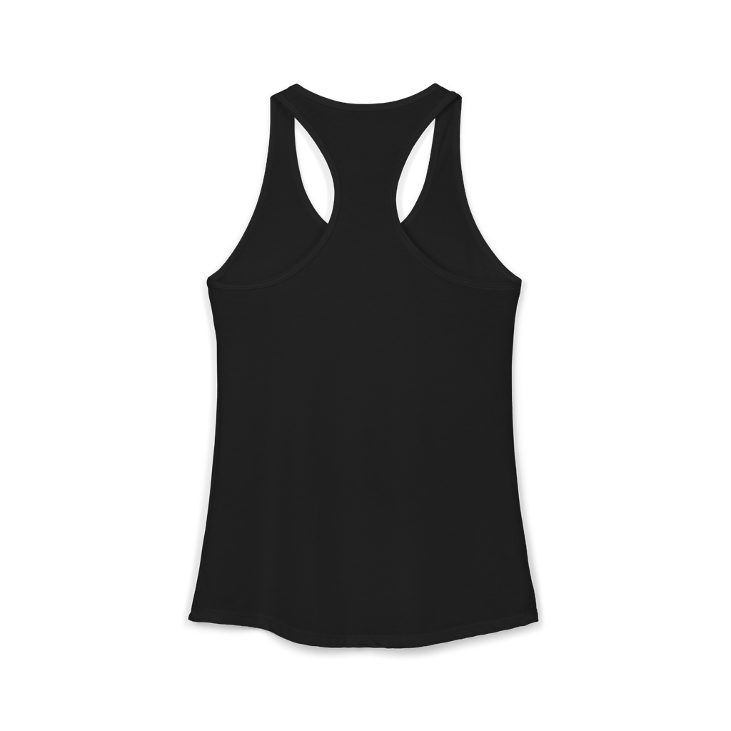 Black T-shirt or Tank Top with Purple Holographic Logo