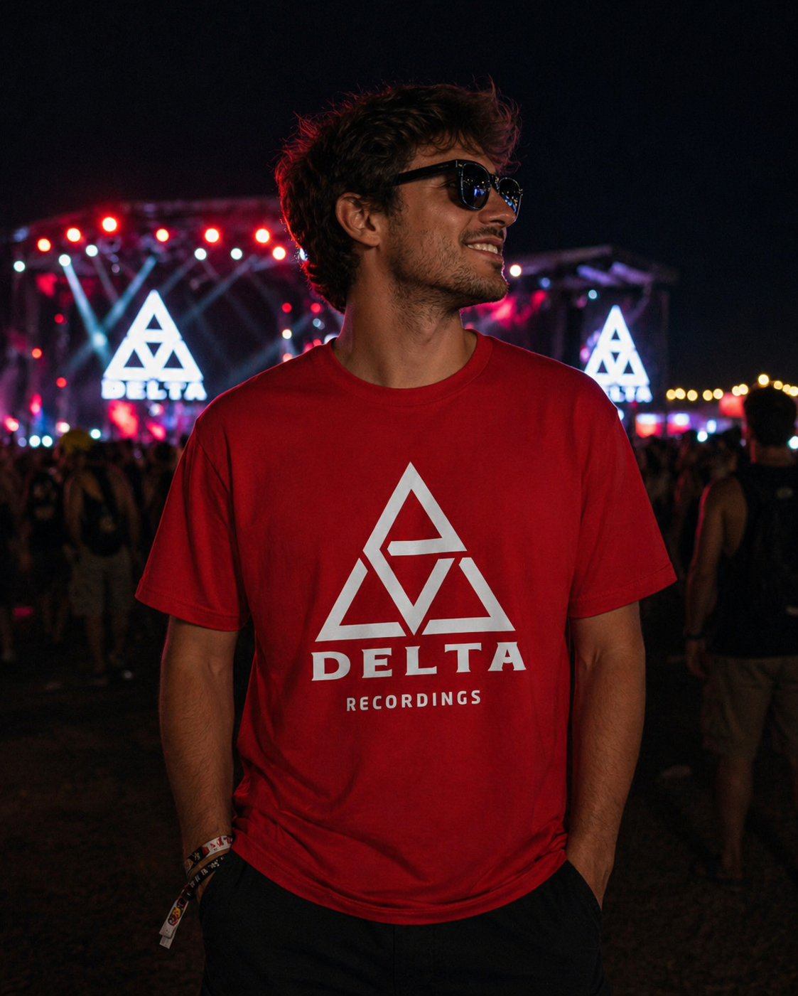 Red T-Shirt with White logo