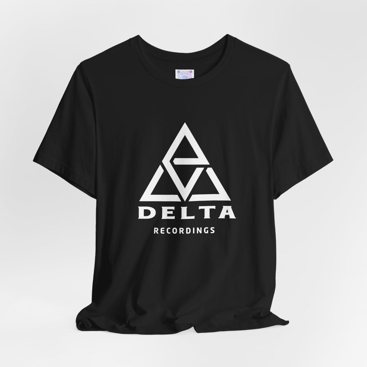 Black T-shirt with White Logo