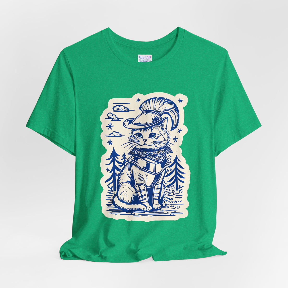 Whimsical Cat Knight