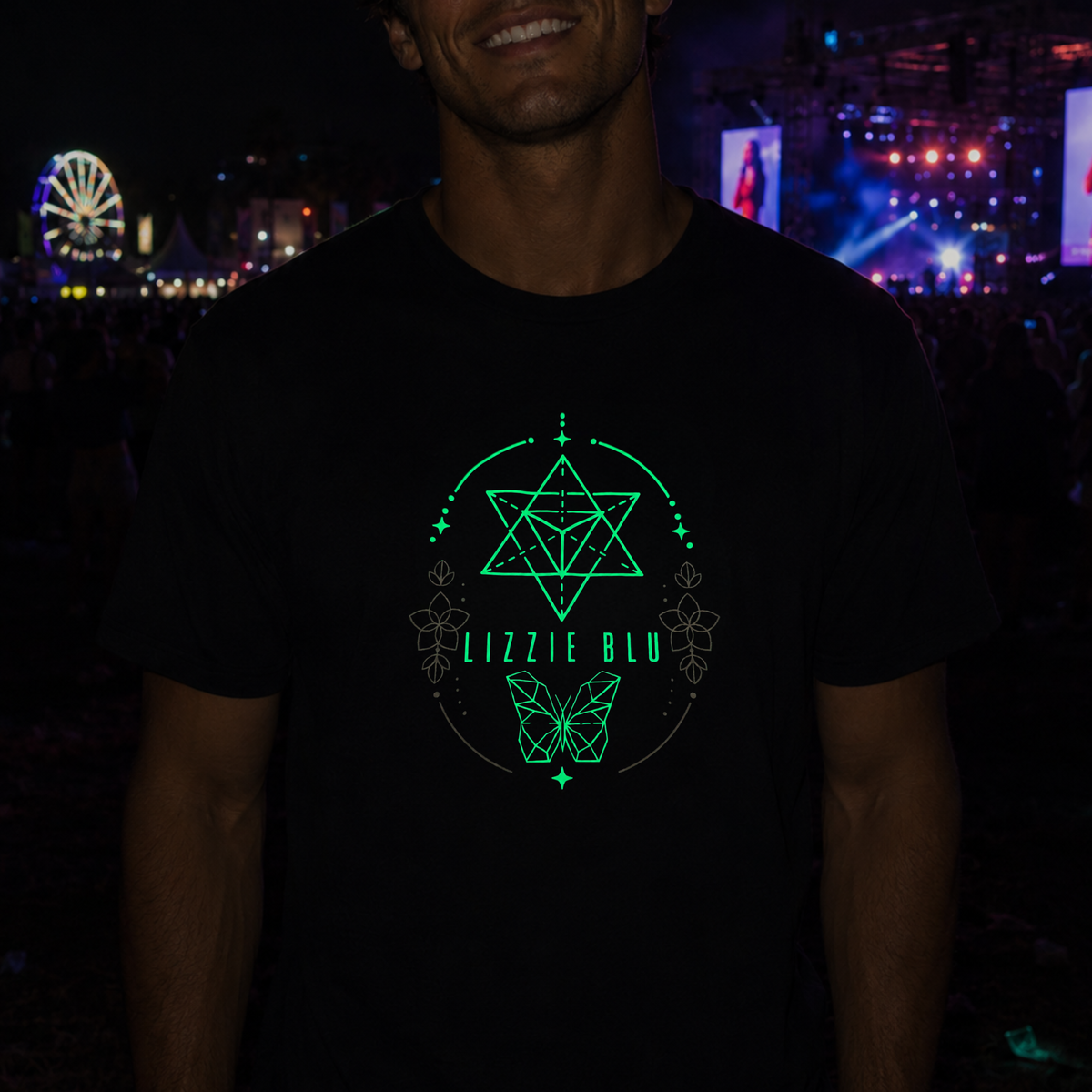 Lizzie Blu Merkaba T-shirt