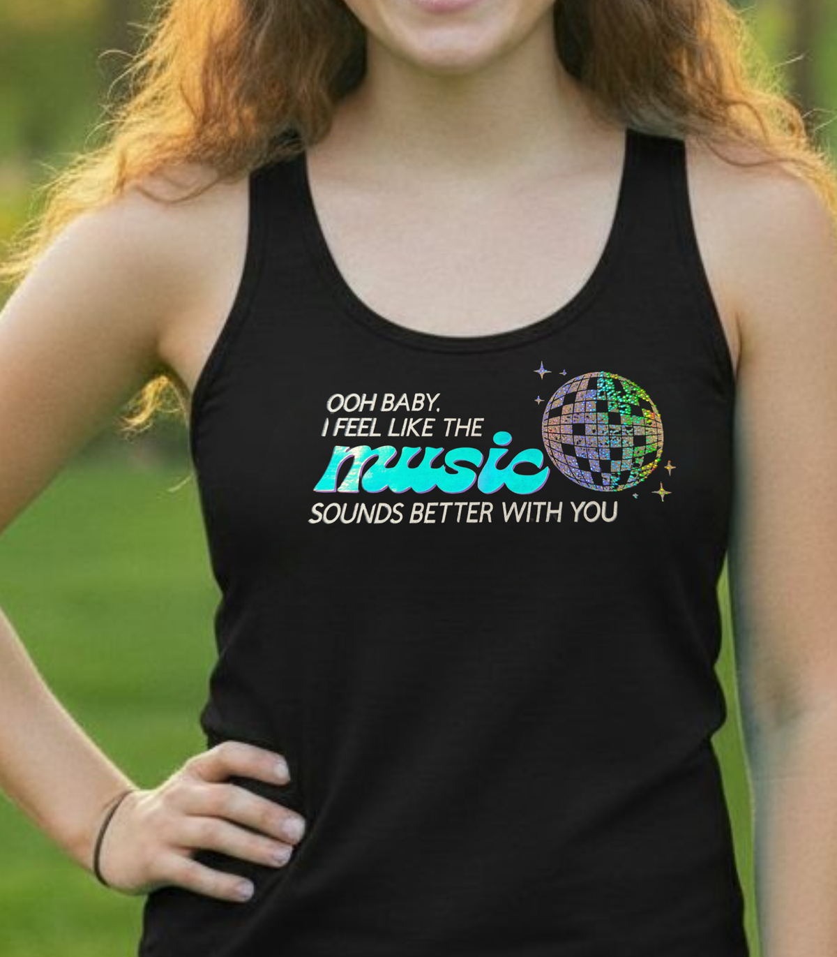Music Sounds Better With You Tank Top