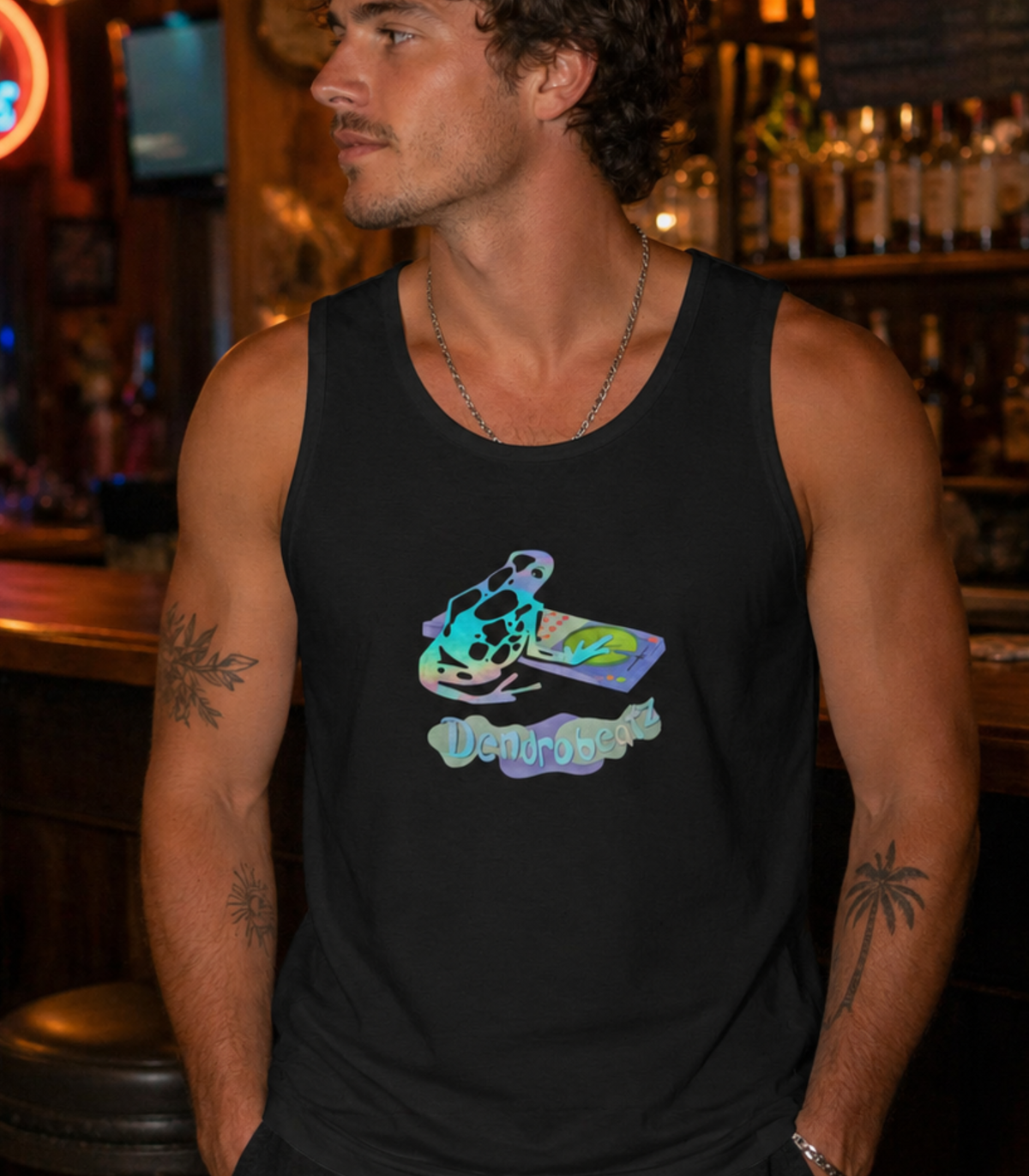 Holographic/Glow in the Dark Tank Top