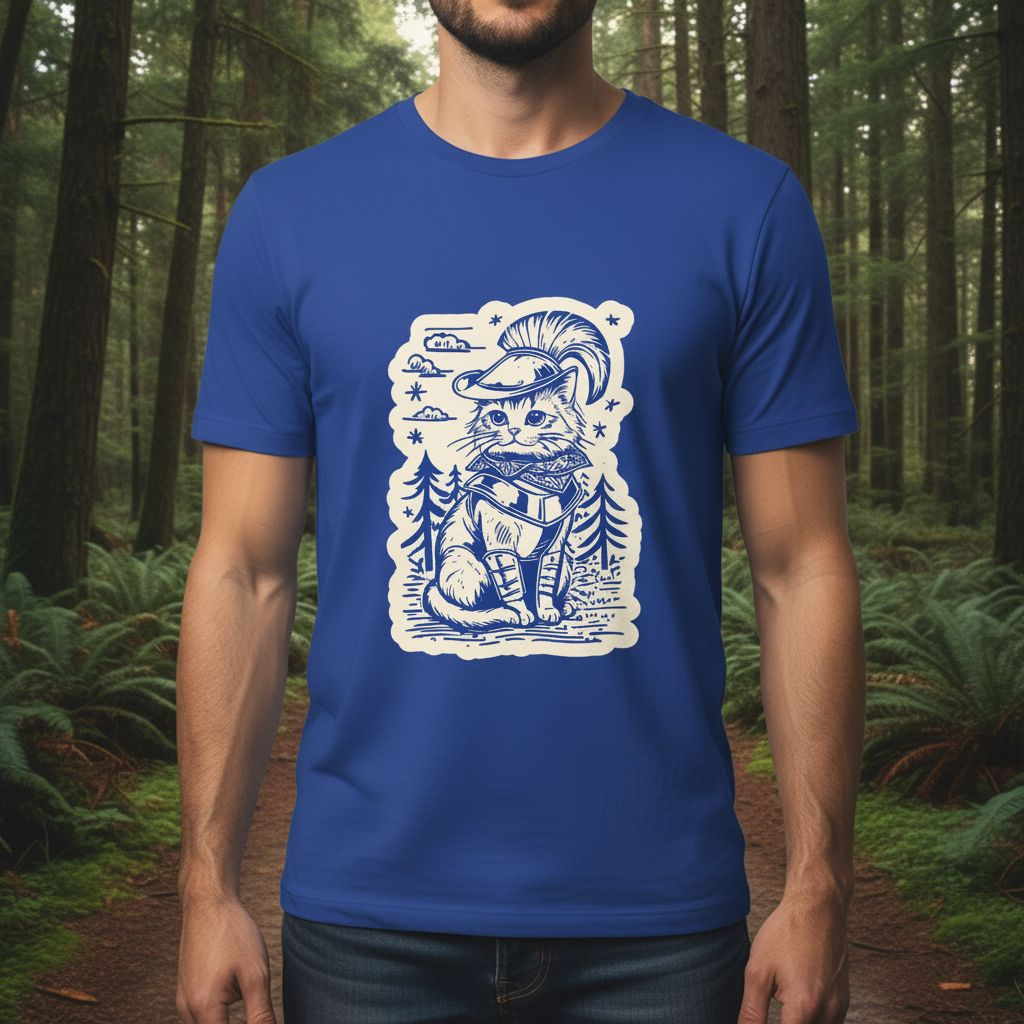 Whimsical Cat Knight