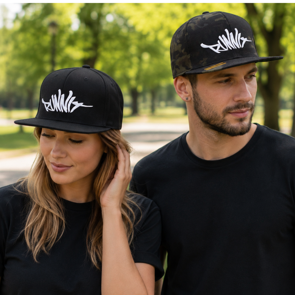 RunniT Productions Flat Bill Snapback Hat