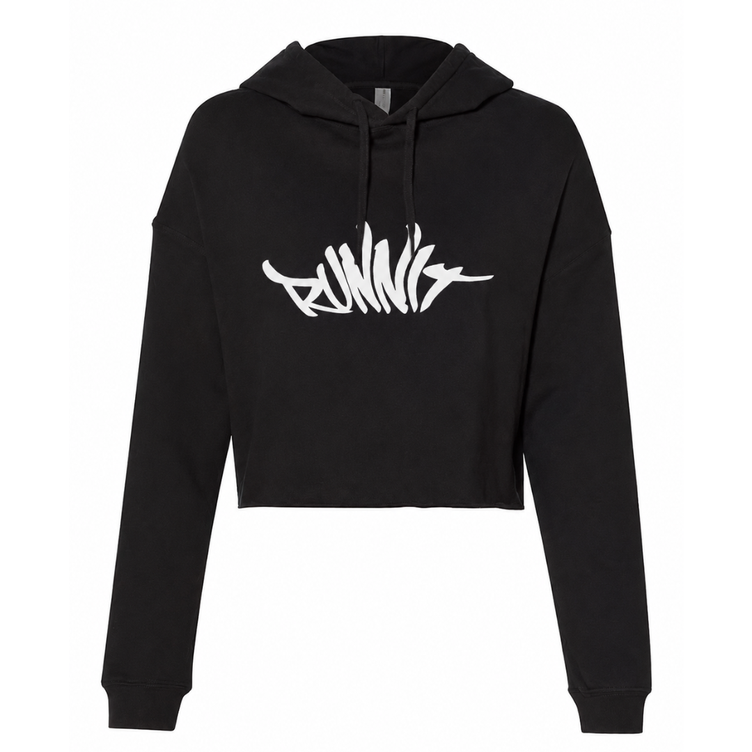 RunniT Productions Women's Crop Top Hoodie