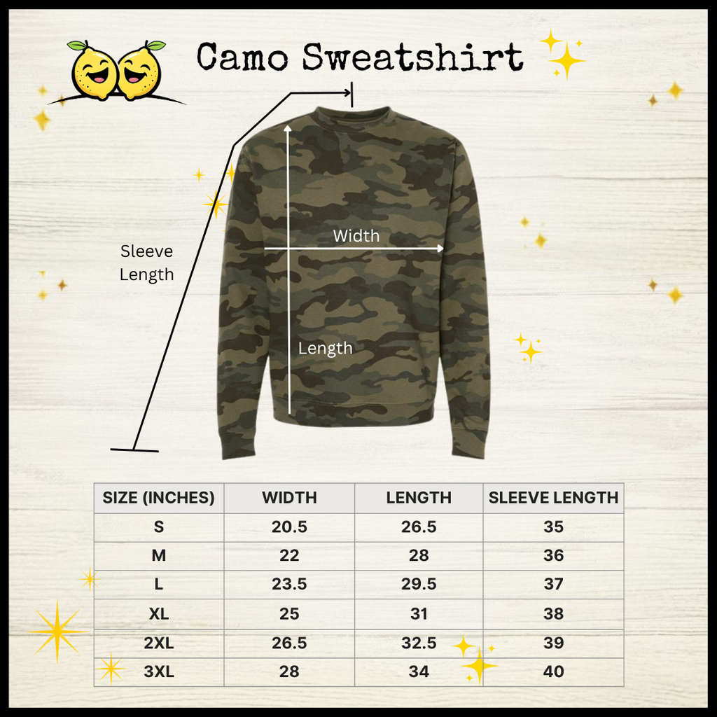 Forest Camo Midweight Sweatshirt
