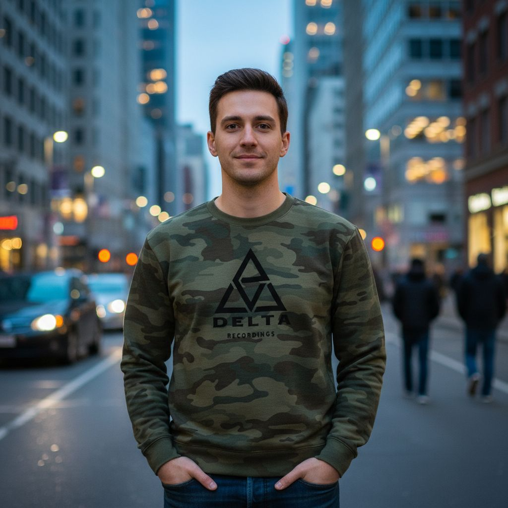Forest Camo Midweight Sweatshirt