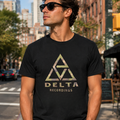 Black T-shirt with Camo Design