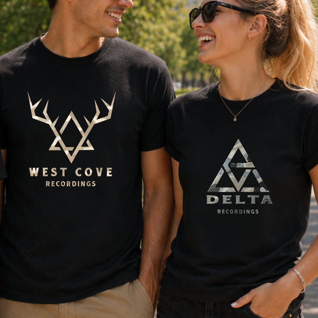 Black T-shirt with Camo Design